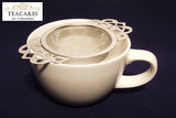 Tea Strainer Sieve Infuser Traditional Empress Style S/S 18/10  (£9.50  inc VAT) - TeaCakes of Yorkshire