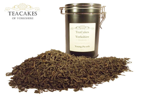 Young Pu-erh Tea Gift Caddy Loose Leaf 100g - TeaCakes of Yorkshire