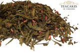Wild Raspberry Tea Gift Caddy Green Loose Leaf 100g - TeaCakes of Yorkshire