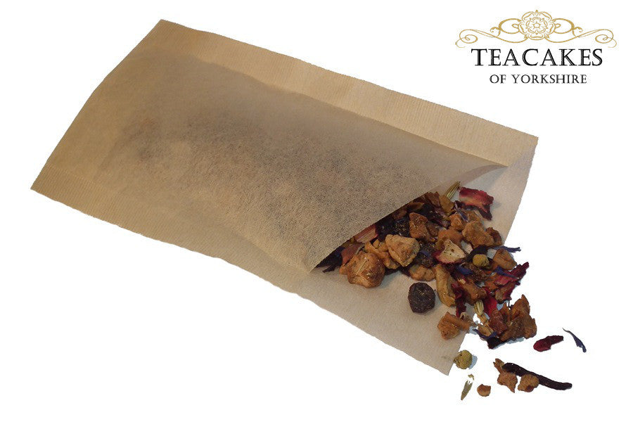 Un-bleached Tea Coffee Herb Bags sack filters 100 x 2-4 Cup (£5.95  inc VAT) - TeaCakes of Yorkshire