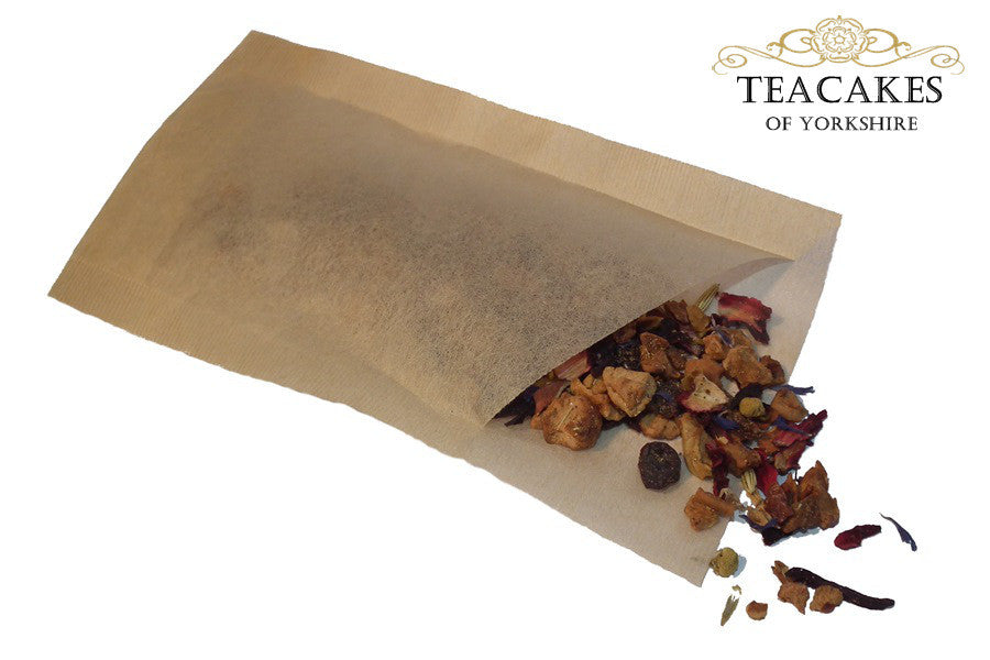 Un-bleached Tea Coffee Herb Bags sack filters 100 x 4-8 Cup (£6.15 inc VAT) - TeaCakes of Yorkshire