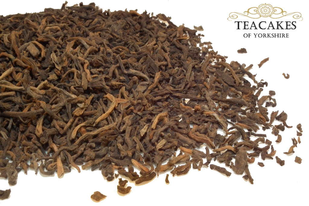 Golden Pu-erh Tea Loose Leaf  5yrs Best Quality 250g - TeaCakes of Yorkshire