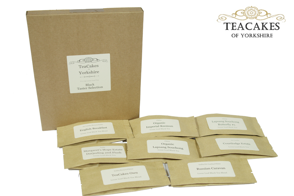 Black Tea Taster Samples Loose Leaf 8 x 10g - TeaCakes of Yorkshire