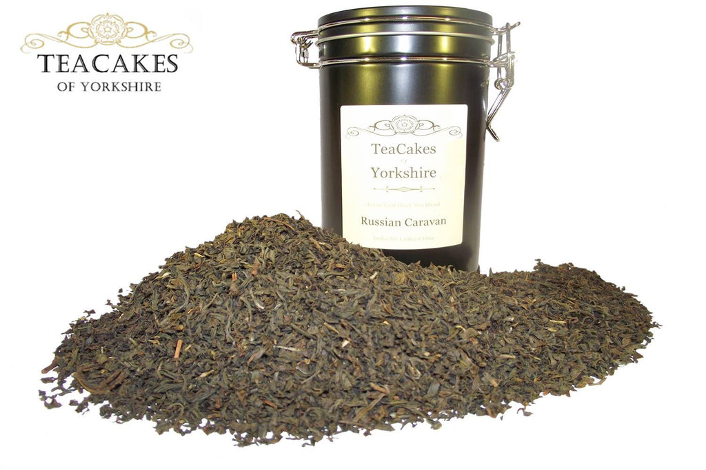 Russian Caravan Tea Gift Caddy Black Loose Leaf 100g - TeaCakes of Yorkshire