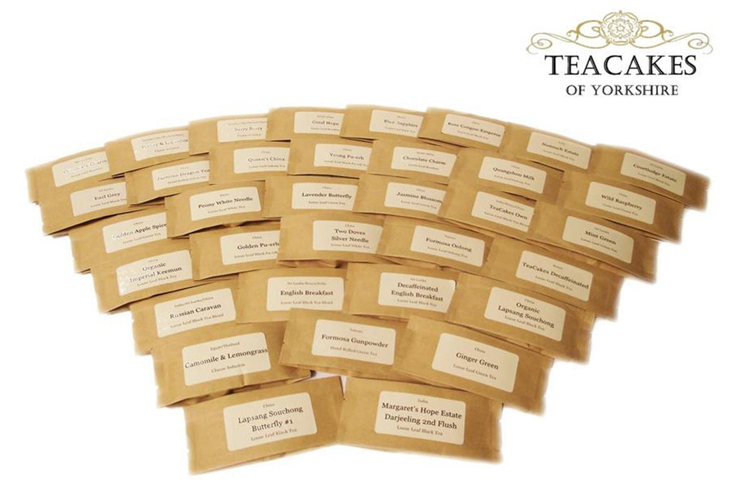 Samples Tasters Variety Pack Loose Leaf Tea 34 x 10g - TeaCakes of Yorkshire