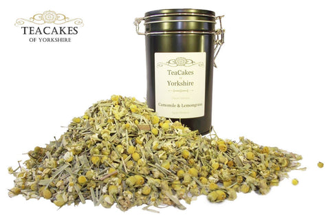 Camomile & Lemongrass 50g Gift Caddy Herbal Infusion - TeaCakes of Yorkshire