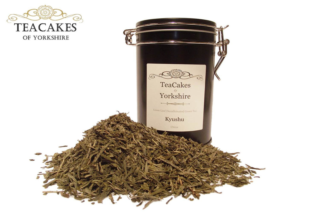 Decaffeinated Green Tea Kyushu Sencha 100g Gift Caddy - TeaCakes of Yorkshire