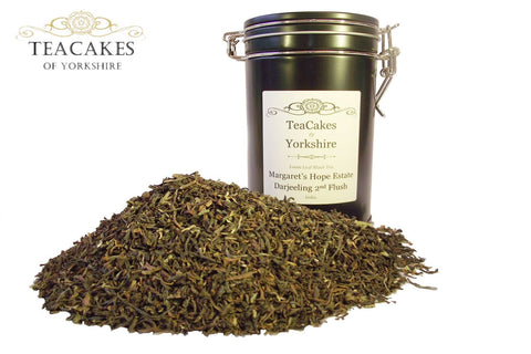 Margarets Hope Tea Gift Caddy Darjeeling 100g - TeaCakes of Yorkshire